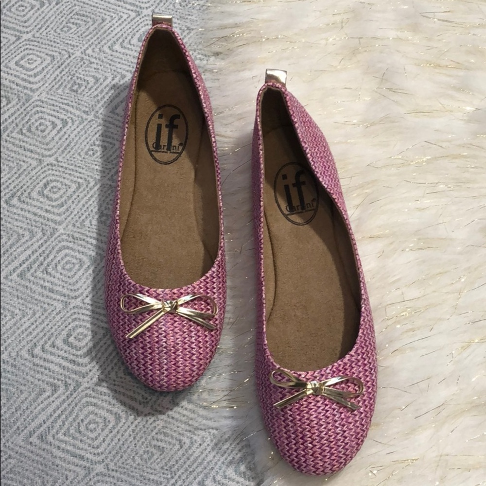 Nib [ If Carrini ] Bow Ballet Flats - image 1